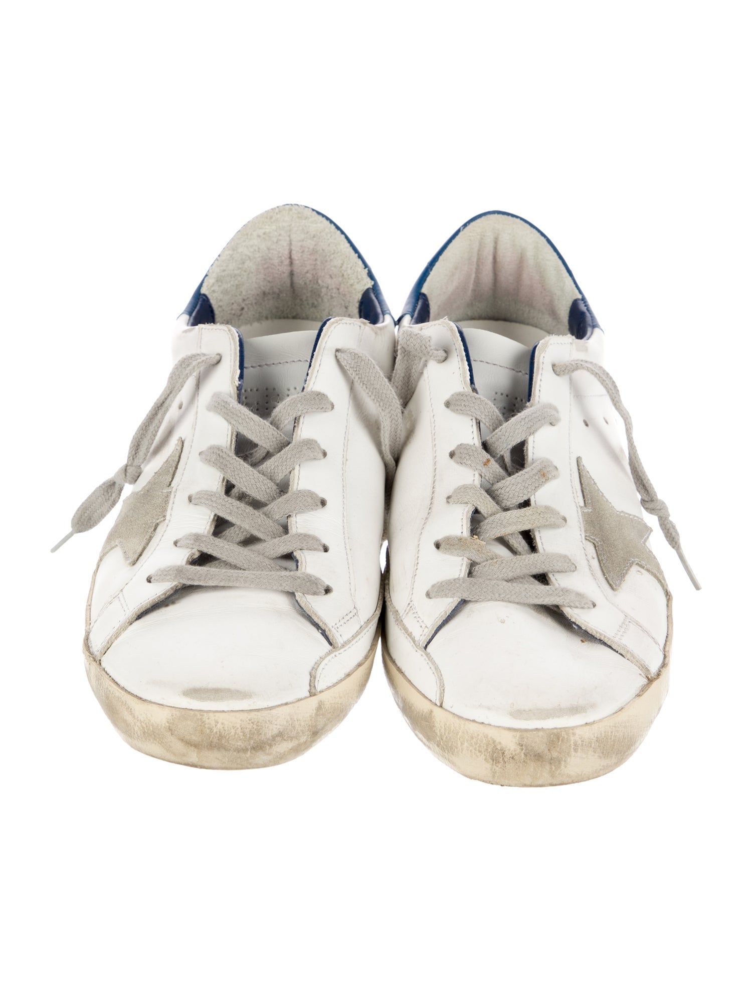 Golden Goose Leather Printed Sneakers